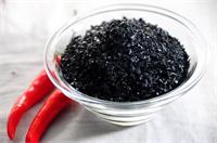 Super Sodium humate black shiny flake