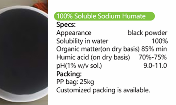 100% Soluble Sodium Humate