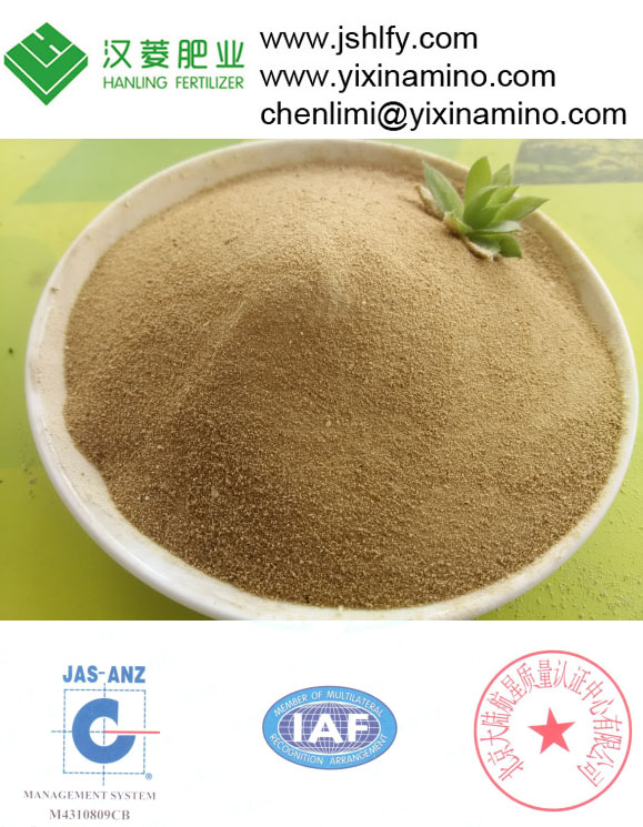 water soluble organic fertilizer-amino acid chelated Fe